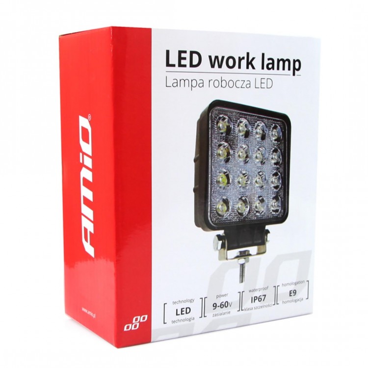 ΠΡΟΒΟΛΕΑΣ ΕΡΓΑΣΙΑΣ ΤΕΤΡΑΓΩΝΟΣ AWL05 FLAT 4000lm 9/60V - 48W -16 LED -108X108X57mm AMiO - 1 ΤΕΜ. ΠΡΟΒΟΛΕΑΣ ΕΡΓΑΣΙΑΣ ΤΕΤΡΑΓΩΝΟΣ AWL05 FLAT 4000lm 9/60V - 48W -16 LED -108X108X57mm AMiO - 1 ΤΕΜ.
