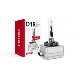 Amio - Λάμπα Xenon D1R 4300K 35W 12V Premium για αντικατάσταση εργοστασιακών και aftermarket xenon με φυσικό φωτισμό και σταθερή απόδοση με ενσωματωμένο igniter - 1 Τεμ. (01966/AM)