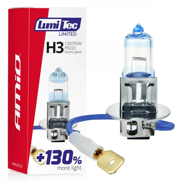 H3 12V 55W PK22s LUMITEC LIMITED +130% UP TO 40m AMIO - 1 ΤΕΜ. H3 12V 55W PK22s LUMITEC LIMITED +130% UP TO 40m AMIO - 1 ΤΕΜ.
