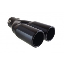 Amio - ΑΚΡΟ ΕΞΑΤΜΙΣΗΣ ΔΙΠΛΗ ΑΠΟΛΗΞΗ ΜΑΥΡΟ 130x215mm Φ35>50mm - 1 τεμ. (02194/AM)