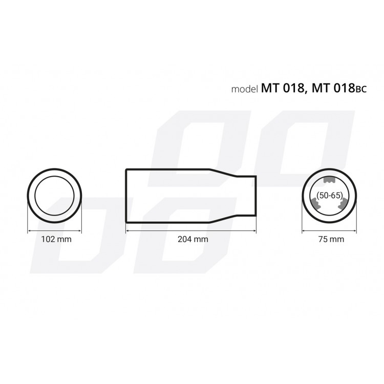 ΑΚΡΟ (ΜΠΟΥΚΑ) ΕΞΑΤΜΙΣΗΣ MT018BC 50>65mm (ΜΗΚΟΣ: 204mm) ΑΜΙΟ -1 ΤΕΜ. ΑΚΡΟ (ΜΠΟΥΚΑ) ΕΞΑΤΜΙΣΗΣ MT018BC 50>65mm (ΜΗΚΟΣ: 204mm) ΑΜΙΟ -1 ΤΕΜ.