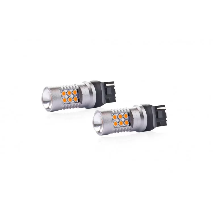 WY21W T20 12/24V 6,2W 800lm LED 24xSMD3030 CAN-BUS ΚΙΤΡΙΝΟ 18x56mm 2ΤΕΜ. WY21W T20 12/24V 6,2W 800lm LED 24xSMD3030 CAN-BUS ΚΙΤΡΙΝΟ 18x56mm 2ΤΕΜ.