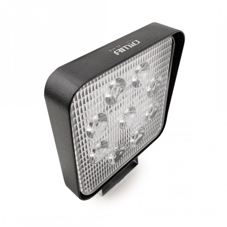 ΠΡΟΒΟΛΕΑΣ ΕΡΓΑΣΙΑΣ WORKING LAMP FLOOD 9LED 3030 9-36V 2160lm 6000K 110x110mm AWL07 AMIO – 1 ΤΕΜ.