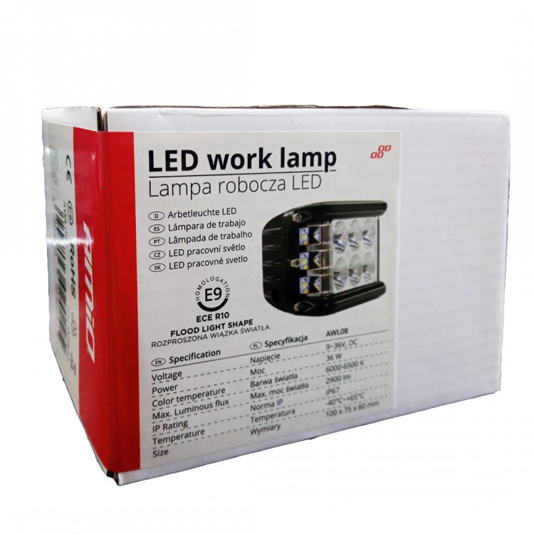 ΠΡΟΒΟΛΕΑΣ ΕΡΓΑΣΙΑΣ WORKING LAMP 12LED 3030 9-36V 2880lm 6000K 110x75mm AWL08 AMIO – 1 ΤΕΜ. ΠΡΟΒΟΛΕΑΣ ΕΡΓΑΣΙΑΣ WORKING LAMP 12LED 3030 9-36V 2880lm 6000K 110x75mm AWL08 AMIO – 1 ΤΕΜ.