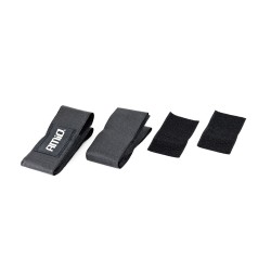 Amio - ΙΜΑΝΤΕΣ VELCRO 59x5cm ΜΕ ΑΥΤΟΚΟΛΛΗΤΑ 10x5cm ΜΑΥΡΟ ΓΙΑ ΣΤΗΡΙΞΗ ΠΥΡΟΣΒΕΣΤΗΡΑ - 2 ΤΕΜ. (02498/AM)