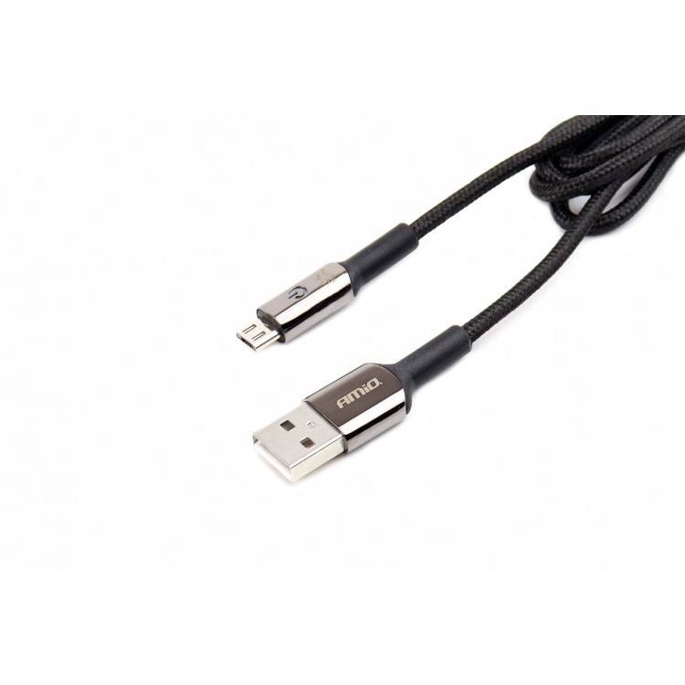 Amio - ΚΑΛΩΔΙΟ ΦΟΡΤΙΣΗΣ ΚΑΙ ΣΥΓΧΡΟΝΙΣΜΟΥ FAST CHARGE (ΤΑΧΕΙΑΣ ΦΟΡΤΙΣΗΣ) USB ΓΙΑ MICRO USB 100cm FullLINK UC-11 - 1 τεμ. (02526/AM)