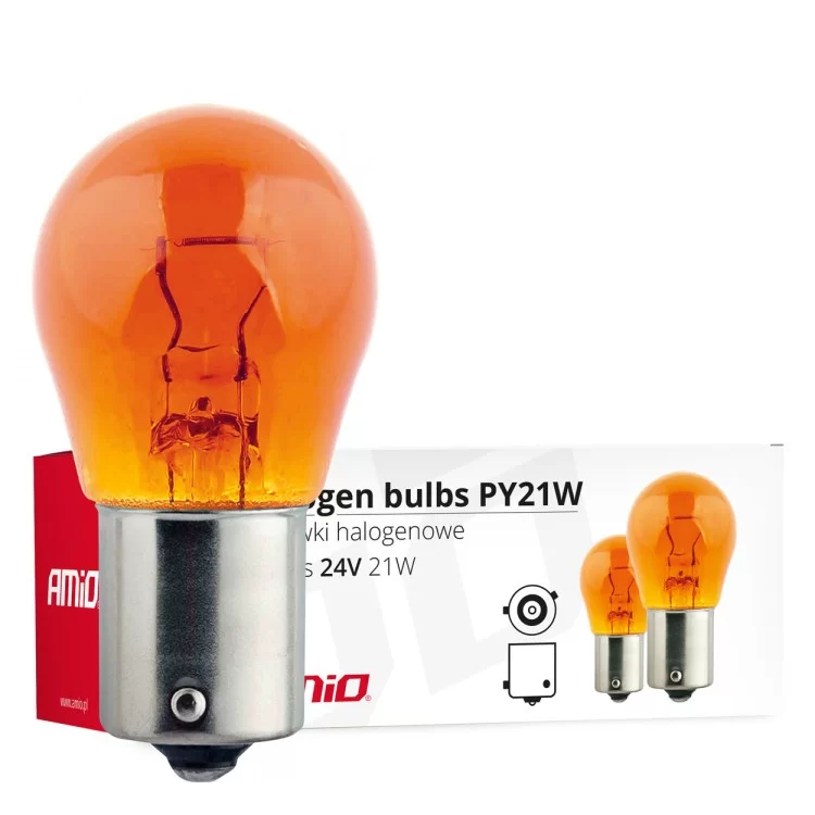 ΛΑΜΠΑΚΙΑ ΑΛΟΓΟΝΟΥ ΠΟΡΤΟΚΑΛΙ PY21W BAU15s 24V 21W ΣΕ ΚΟΥΤΙ AMIO - 10 Τεμ. ΛΑΜΠΑΚΙΑ ΑΛΟΓΟΝΟΥ ΠΟΡΤΟΚΑΛΙ PY21W BAU15s 24V 21W ΣΕ ΚΟΥΤΙ AMIO - 10 Τεμ.