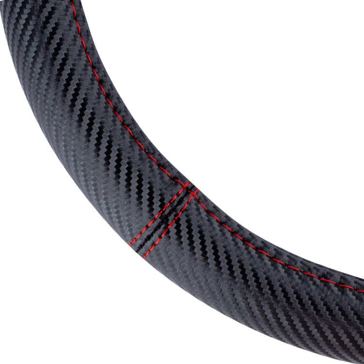 ΚΑΛΥΜΜΑ ΤΙΜΟΝΙΟΥ SWC-38 M 37-39cm ΣΕ ΜΑΥΡΟ CARBON ΧΡΩΜΑ ΜΕ ΚΟΚΚΙΝΗ ΡΑΦΗ ΑΜΙΟ - 1 ΤΕΜ. ΚΑΛΥΜΜΑ ΤΙΜΟΝΙΟΥ SWC-38 M 37-39cm ΣΕ ΜΑΥΡΟ CARBON ΧΡΩΜΑ ΜΕ ΚΟΚΚΙΝΗ ΡΑΦΗ ΑΜΙΟ - 1 ΤΕΜ.