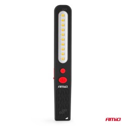 Amio - ΦΑΚΟΣ ΕΡΓΑΣΙΑΣ ΧΕΙΡΟΣ ΜΕ ΜΑΓΝΗΤΗ MICRO USB SMD LED 1200mAh 37x16x241mm - 1 ΤΕΜ. (02819/AM)