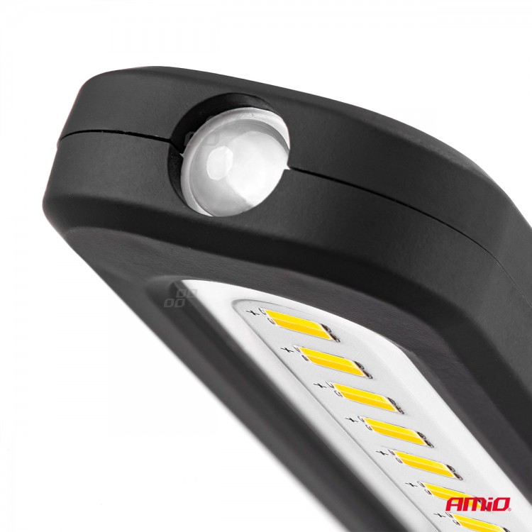 Amio - ΦΑΚΟΣ ΕΡΓΑΣΙΑΣ ΧΕΙΡΟΣ ΜΕ ΜΑΓΝΗΤΗ MICRO USB SMD LED 1200mAh 37x16x241mm - 1 ΤΕΜ. (02819/AM)