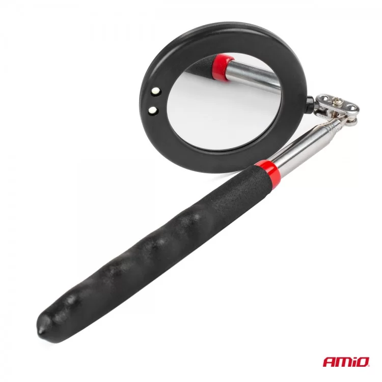 ΚΑΘΡΕΠΤΗΣ ΧΕΙΡΟΣ ΤΗΛΕΣΚΟΠΙΚΟΣ 50mm 28-87cm 360 ΜΟΙΡΕΣ ΜΕ ΦΩΣ LED AMIO - 1 ΤΕΜ. ΚΑΘΡΕΠΤΗΣ ΧΕΙΡΟΣ ΤΗΛΕΣΚΟΠΙΚΟΣ 50mm 28-87cm 360 ΜΟΙΡΕΣ ΜΕ ΦΩΣ LED AMIO - 1 ΤΕΜ.