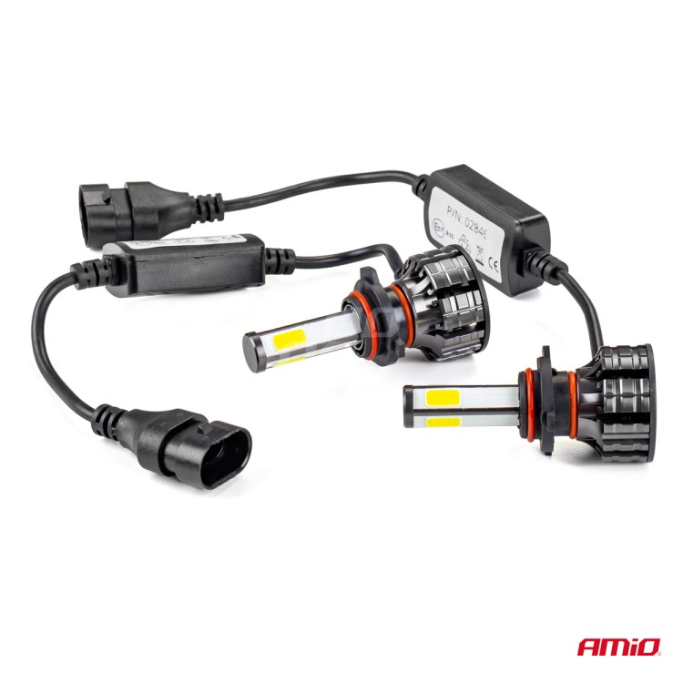 Amio – LED HB3 9005 COB 12/24V 38W 6500K 3800lm Σειρά COB για Ισχυρό Λευκό Φωτισμό & Καθαρή Ορατότητα – 2 Τεμ. (02846/AM) Amio – LED HB3 9005 COB 12/24V 38W 6500K 3800lm Σειρά COB για Ισχυρό Λευκό Φωτισμό & Καθαρή Ορατότητα – 2 Τεμ. (02846/AM)