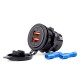 Amio - ΠΡΙΖΑ ΦΟΡΤΙΣΗΣ ΜΕ 2 ΘΥΡΕΣ USB 12/24V 3.0A Φ37mmX51mm QUICK CHARGE 12/24V MOD-05 - 1 τεμ. (02855/AM) Amio - ΠΡΙΖΑ ΦΟΡΤΙΣΗΣ ΜΕ 2 ΘΥΡΕΣ USB 12/24V 3.0A Φ37mmX51mm QUICK CHARGE 12/24V MOD-05 - 1 τεμ. (02855/AM)