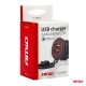 Amio - ΠΡΙΖΑ ΦΟΡΤΙΣΗΣ ΜΕ 2 ΘΥΡΕΣ USB 12/24V 3.0A Φ37mmX51mm QUICK CHARGE 12/24V MOD-05 - 1 τεμ. (02855/AM) Amio - ΠΡΙΖΑ ΦΟΡΤΙΣΗΣ ΜΕ 2 ΘΥΡΕΣ USB 12/24V 3.0A Φ37mmX51mm QUICK CHARGE 12/24V MOD-05 - 1 τεμ. (02855/AM)