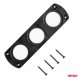 ΠΑΝΕΛ ΤΡΙΠΛΟ ΓΙΑ ΠΡΙΖΕΣ ΜΑΥΡΟ MOD-13 151x43x4,5 mm ΔΙΑΜΕΤΡΟ ΤΡΥΠΑΣ: 3cm AMIO ΠΑΝΕΛ ΤΡΙΠΛΟ ΓΙΑ ΠΡΙΖΕΣ ΜΑΥΡΟ MOD-13 151x43x4,5 mm ΔΙΑΜΕΤΡΟ ΤΡΥΠΑΣ: 3cm AMIO