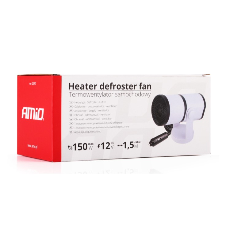 ΑΕΡΟΘΕΡΜΟ ΑΝΑΠΤΗΡΑ ΛΕΥΚΟ 12V - 150W (ΚΑΛΩΔΙΟ 150 cm) ΑMiO - 1 TEM. ΑΕΡΟΘΕΡΜΟ ΑΝΑΠΤΗΡΑ ΛΕΥΚΟ 12V - 150W (ΚΑΛΩΔΙΟ 150 cm) ΑMiO - 1 TEM.