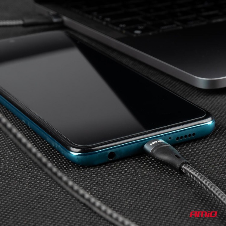 Amio - ΚΑΛΩΔΙΟ ΦΟΡΤΙΣΗΣ ΚΑΙ ΣΥΓΧΡΟΝΙΣΜΟΥ USB TYPE C 200cm 3.0A UC-18 - 1 ΤΕΜ. (02930/AM) Amio - ΚΑΛΩΔΙΟ ΦΟΡΤΙΣΗΣ ΚΑΙ ΣΥΓΧΡΟΝΙΣΜΟΥ USB TYPE C 200cm 3.0A UC-18 - 1 ΤΕΜ. (02930/AM)