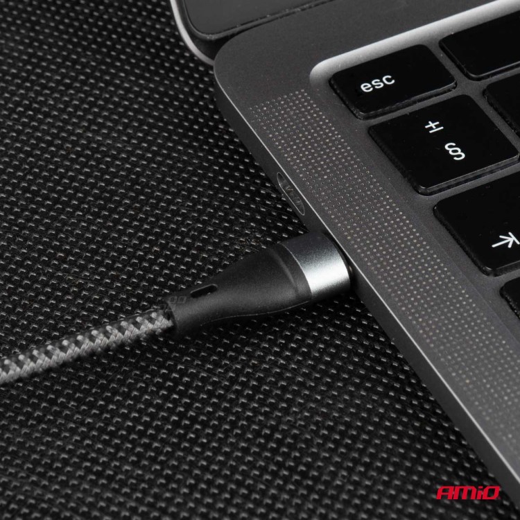 Amio - ΚΑΛΩΔΙΟ ΦΟΡΤΙΣΗΣ ΚΑΙ ΣΥΓΧΡΟΝΙΣΜΟΥ USB TYPE C 200cm 3.0A UC-18 - 1 ΤΕΜ. (02930/AM) Amio - ΚΑΛΩΔΙΟ ΦΟΡΤΙΣΗΣ ΚΑΙ ΣΥΓΧΡΟΝΙΣΜΟΥ USB TYPE C 200cm 3.0A UC-18 - 1 ΤΕΜ. (02930/AM)