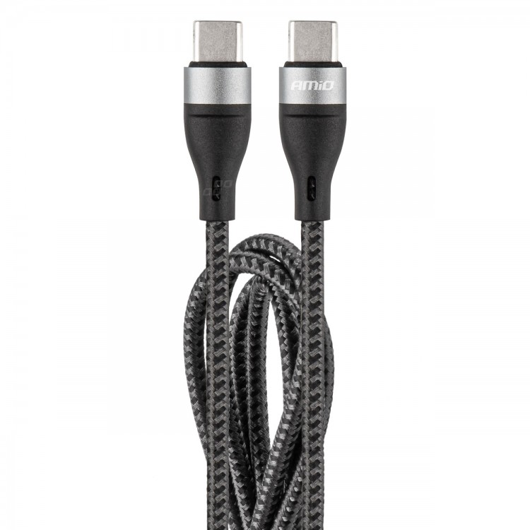 Amio - ΚΑΛΩΔΙΟ ΦΟΡΤΙΣΗΣ ΚΑΙ ΣΥΓΧΡΟΝΙΣΜΟΥ USB TYPE C 200cm 3.0A UC-18 - 1 ΤΕΜ. (02930/AM) Amio - ΚΑΛΩΔΙΟ ΦΟΡΤΙΣΗΣ ΚΑΙ ΣΥΓΧΡΟΝΙΣΜΟΥ USB TYPE C 200cm 3.0A UC-18 - 1 ΤΕΜ. (02930/AM)
