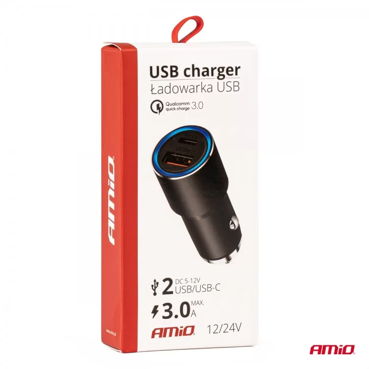 ΦΟΡΤΙΣΤΗΣ ΑΝΑΠΤΗΡΑ ΚΙΝΗΤΩΝ ΑΛΟΥΜΙΝΙΟΥ 12/24V USB + USB TYPE C 38W FAST CHARGE PRO-08 ΦΟΡΤΙΣΤΗΣ ΑΝΑΠΤΗΡΑ ΚΙΝΗΤΩΝ ΑΛΟΥΜΙΝΙΟΥ 12/24V USB + USB TYPE C 38W FAST CHARGE PRO-08