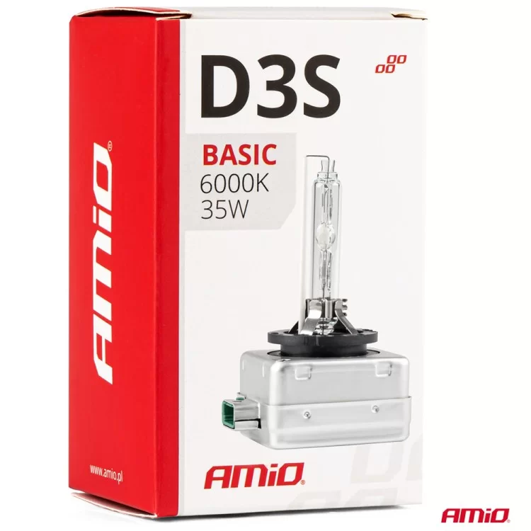 D3S 12V 6.000k 35W ΑΝΤΑΛΛΑΚΤΙΚΗ ΛΑΜΠΑ BASIC AMIO - 1 Τεμ. D3S 12V 6.000k 35W ΑΝΤΑΛΛΑΚΤΙΚΗ ΛΑΜΠΑ BASIC AMIO - 1 Τεμ.