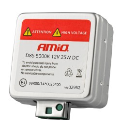 Amio – Λάμπα Xenon D8S 12V 35W 5000K BASIC για ισχυρό φωτισμό δρόμου και καθαρή ορατότητα - 1 Τεμ. (02952/AM)
