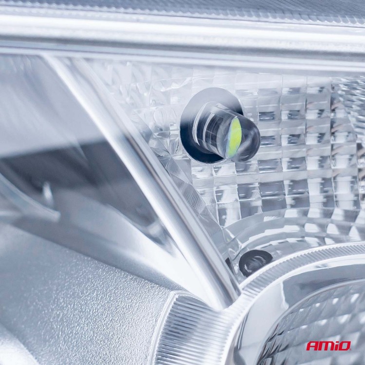 Amio - T10 W5W 12V COB LED ΛΕΥΚΟ ΧΡΩΜΑ CLEAR WHITE 100ΤΕΜ. (02955/AM) Amio - T10 W5W 12V COB LED ΛΕΥΚΟ ΧΡΩΜΑ CLEAR WHITE 100ΤΕΜ. (02955/AM)