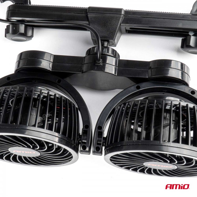 ΑΝΕΜΙΣΤΗΡΑΣ ΔΙΠΛΟΣ 12V 2χ4''(10,8cm) ΜΕ ΦΙΣ ΑΝΑΠΤΗΡΑ 2 ΤΑΧΥΤΗΤΩΝ & ΣΤΗΡΙΞΗ ΣΤΟ ΠΡΟΣΚΕΦΑΛΟ ΑMiO - 1 TEM. ΑΝΕΜΙΣΤΗΡΑΣ ΔΙΠΛΟΣ 12V 2χ4''(10,8cm) ΜΕ ΦΙΣ ΑΝΑΠΤΗΡΑ 2 ΤΑΧΥΤΗΤΩΝ & ΣΤΗΡΙΞΗ ΣΤΟ ΠΡΟΣΚΕΦΑΛΟ ΑMiO - 1 TEM.