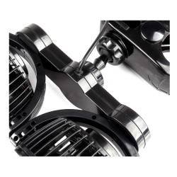 Amio - ΑΝΕΜΙΣΤΗΡΑΣ ΔΙΠΛΟΣ 24V 2χ4''(10,8cm) ΜΕ ΦΙΣ ΑΝΑΠΤΗΡΑ/2 ΤΑΧΥΤΗΤΩΝ/ ΜΕ ΜΑΝΤΑΛΑΚΙ PRO SERIES - 1 ΤΕΜ. (03013/AM)