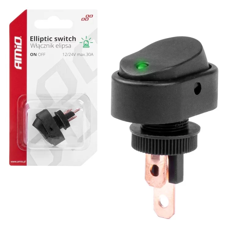 ΔΙΑΚΟΠΤΗΣ ON/OFF 3 ΕΠΑΦΩΝ ΜΕ LED ΠΡΑΣΙΝΟ 12/24V Φ12mm 30A ΜΕ ΣΠΕΙΡΩΜΑ ΟΒΑΛ ΑΜΙΟ - 1 ΤΕΜ. ΔΙΑΚΟΠΤΗΣ ON/OFF 3 ΕΠΑΦΩΝ ΜΕ LED ΠΡΑΣΙΝΟ 12/24V Φ12mm 30A ΜΕ ΣΠΕΙΡΩΜΑ ΟΒΑΛ ΑΜΙΟ - 1 ΤΕΜ.
