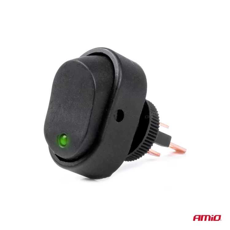 ΔΙΑΚΟΠΤΗΣ ON/OFF 3 ΕΠΑΦΩΝ ΜΕ LED ΠΡΑΣΙΝΟ 12/24V Φ12mm 30A ΜΕ ΣΠΕΙΡΩΜΑ ΟΒΑΛ ΑΜΙΟ - 1 ΤΕΜ. ΔΙΑΚΟΠΤΗΣ ON/OFF 3 ΕΠΑΦΩΝ ΜΕ LED ΠΡΑΣΙΝΟ 12/24V Φ12mm 30A ΜΕ ΣΠΕΙΡΩΜΑ ΟΒΑΛ ΑΜΙΟ - 1 ΤΕΜ.