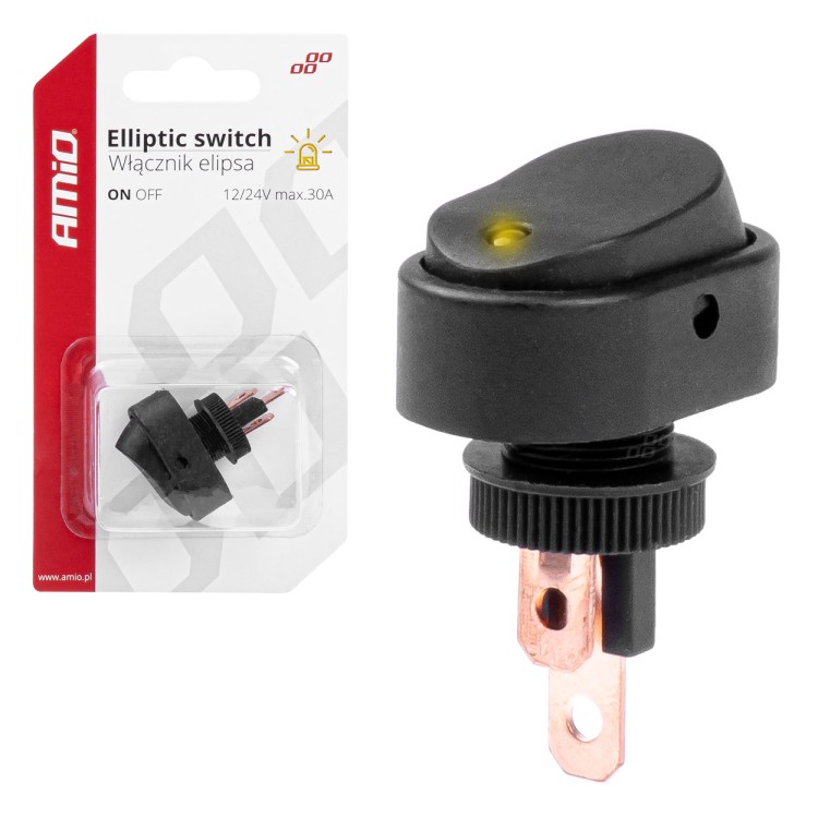 ΔΙΑΚΟΠΤΗΣ ON/OFF 3 ΕΠΑΦΩΝ ΜΕ LED ΚΙΤΡΙΝΟ 12/24V Φ12mm 30A ΜΕ ΣΠΕΙΡΩΜΑ ΟΒΑΛ ΑΜΙΟ - 1 ΤΕΜ. ΔΙΑΚΟΠΤΗΣ ON/OFF 3 ΕΠΑΦΩΝ ΜΕ LED ΚΙΤΡΙΝΟ 12/24V Φ12mm 30A ΜΕ ΣΠΕΙΡΩΜΑ ΟΒΑΛ ΑΜΙΟ - 1 ΤΕΜ.
