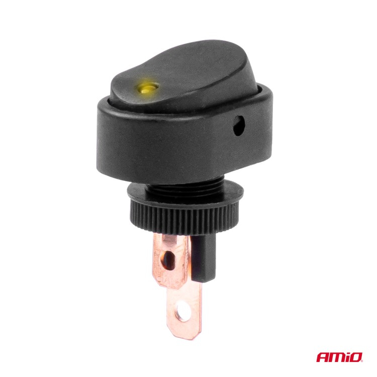 ΔΙΑΚΟΠΤΗΣ ON/OFF 3 ΕΠΑΦΩΝ ΜΕ LED ΚΙΤΡΙΝΟ 12/24V Φ12mm 30A ΜΕ ΣΠΕΙΡΩΜΑ ΟΒΑΛ ΑΜΙΟ - 1 ΤΕΜ. ΔΙΑΚΟΠΤΗΣ ON/OFF 3 ΕΠΑΦΩΝ ΜΕ LED ΚΙΤΡΙΝΟ 12/24V Φ12mm 30A ΜΕ ΣΠΕΙΡΩΜΑ ΟΒΑΛ ΑΜΙΟ - 1 ΤΕΜ.