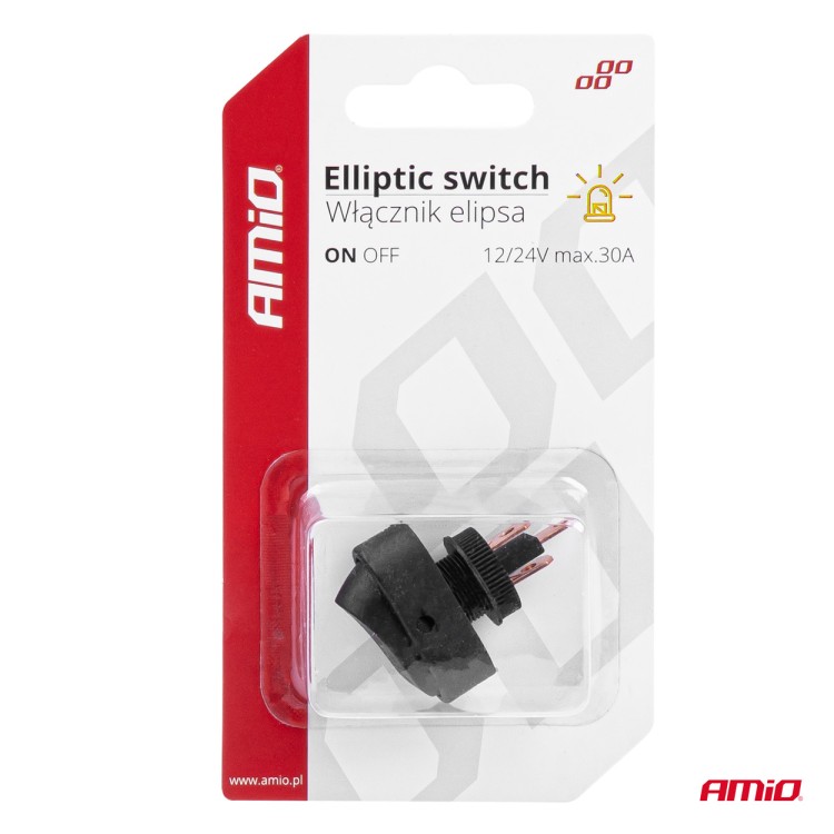 ΔΙΑΚΟΠΤΗΣ ON/OFF 3 ΕΠΑΦΩΝ ΜΕ LED ΚΙΤΡΙΝΟ 12/24V Φ12mm 30A ΜΕ ΣΠΕΙΡΩΜΑ ΟΒΑΛ ΑΜΙΟ - 1 ΤΕΜ. ΔΙΑΚΟΠΤΗΣ ON/OFF 3 ΕΠΑΦΩΝ ΜΕ LED ΚΙΤΡΙΝΟ 12/24V Φ12mm 30A ΜΕ ΣΠΕΙΡΩΜΑ ΟΒΑΛ ΑΜΙΟ - 1 ΤΕΜ.