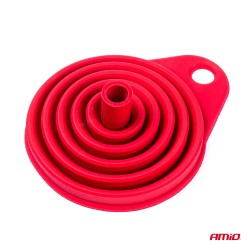Amio - ΧΩΝΙ ΣΙΛΙΚΟΝΗΣ ΠΤΥΣΣΟΜΕΝΟ 85cm ΚΟΚΚΙΝΟ ΧΡΩΜΑ - 1 ΤΕΜ. (03113/AM)
