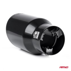 Amio - ΑΚΡΟ (ΜΠΟΥΚΑ) ΕΞΑΤΜΙΣΗΣ MT-024B ΜΑΥΡΟ ΧΡΩΜΑ Φ43-62 160x89mm - 1 ΤΕΜ. (03169/AM)