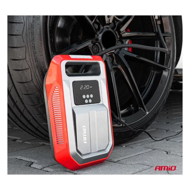 ΚΟΜΠΡΕΣΕΡ ΑΕΡΑ ΕΛΑΣΤΙΚΩΝ 12V 120W 140psi 10bar ΜΕ ΦΙΣ ΑΝΑΠΤΗΡΑ LED ΦΑΚΟ ΚΑΙ ΟΘΟΝΗ LCD ΑMiO - 1 TEM. ΚΟΜΠΡΕΣΕΡ ΑΕΡΑ ΕΛΑΣΤΙΚΩΝ 12V 120W 140psi 10bar ΜΕ ΦΙΣ ΑΝΑΠΤΗΡΑ LED ΦΑΚΟ ΚΑΙ ΟΘΟΝΗ LCD ΑMiO - 1 TEM.