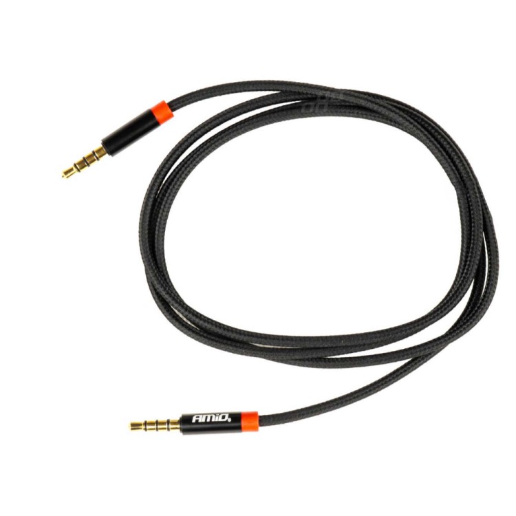 Amio - ΚΑΛΩΔΙΟ ΣΥΝΔΕΣΗΣ AUX MINI JACK>JACK 3,5mm 100cm - 1 TEM. (03269/AM) Amio - ΚΑΛΩΔΙΟ ΣΥΝΔΕΣΗΣ AUX MINI JACK>JACK 3,5mm 100cm - 1 TEM. (03269/AM)