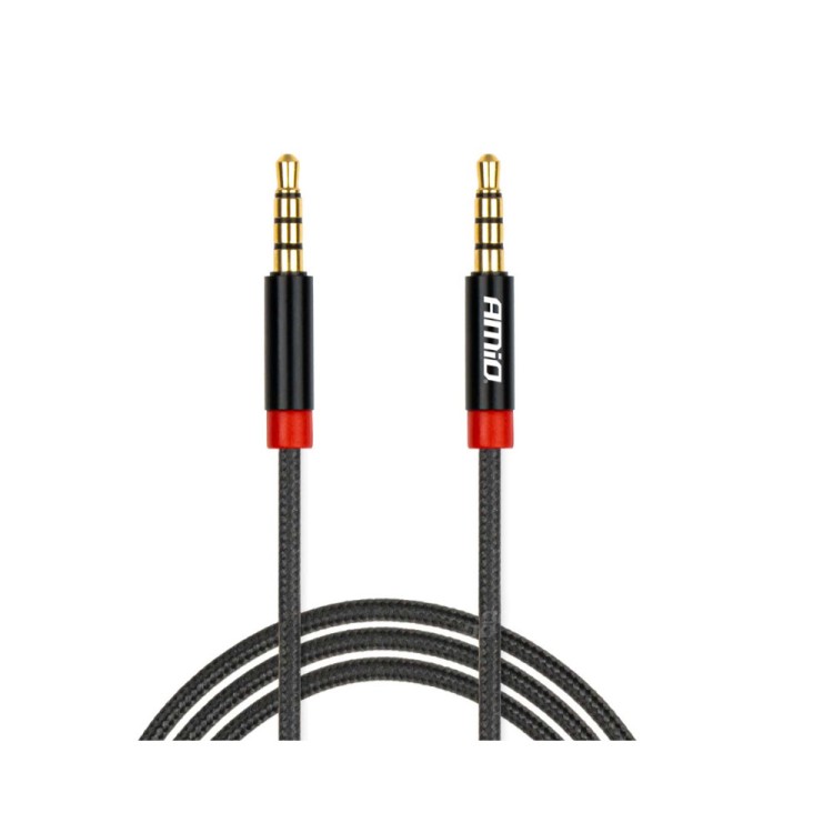 Amio - ΚΑΛΩΔΙΟ ΣΥΝΔΕΣΗΣ AUX MINI JACK>JACK 3,5mm 100cm - 1 TEM. (03269/AM) Amio - ΚΑΛΩΔΙΟ ΣΥΝΔΕΣΗΣ AUX MINI JACK>JACK 3,5mm 100cm - 1 TEM. (03269/AM)