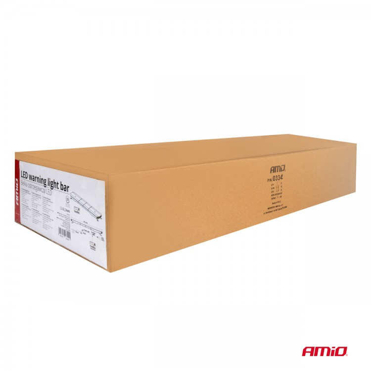 Amio - ΣΤΡΟΜΠΟ ΜΠΑΡΑ 12/24V 156xSMD LED 46'' 51 ΧΡΗΣΕΩΝ ΜΕ ΦΙΣ ΑΝΑΠΤΗΡΑ ΒΙΔΩΤΗ 1168x280X82mm - 1 TEM. (03344/AM) Amio - ΣΤΡΟΜΠΟ ΜΠΑΡΑ 12/24V 156xSMD LED 46'' 51 ΧΡΗΣΕΩΝ ΜΕ ΦΙΣ ΑΝΑΠΤΗΡΑ ΒΙΔΩΤΗ 1168x280X82mm - 1 TEM. (03344/AM)