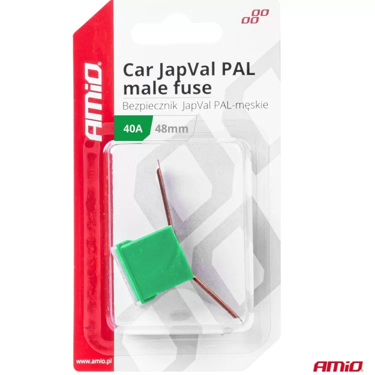 ΑΣΦΑΛΕΙΑ JapVal PAL ΑΡΣΕΝΙΚΗ 48mm 40A ΣΕ ΠΡΑΣΙΝΟ ΧΡΩΜΑ AMIO - 1 Τεμ. ΑΣΦΑΛΕΙΑ JapVal PAL ΑΡΣΕΝΙΚΗ 48mm 40A ΣΕ ΠΡΑΣΙΝΟ ΧΡΩΜΑ AMIO - 1 Τεμ.