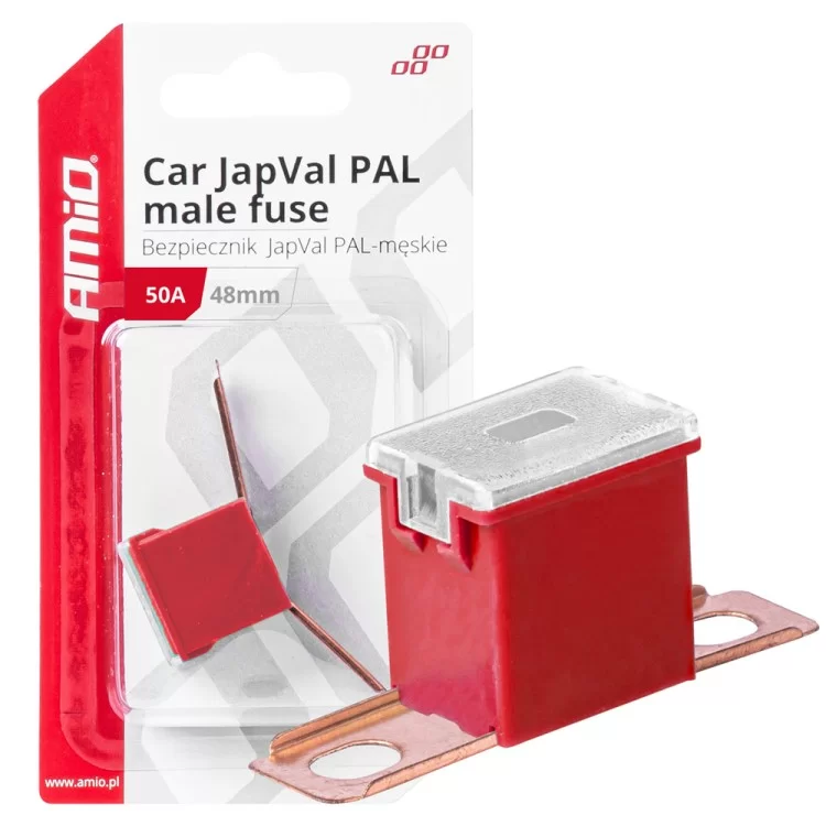 ΑΣΦΑΛΕΙΑ JapVal PAL ΑΡΣΕΝΙΚΗ 48mm 50A ΣΕ ΚΟΚΚΙΝΟ ΧΡΩΜΑ AMIO - 1 Τεμ. ΑΣΦΑΛΕΙΑ JapVal PAL ΑΡΣΕΝΙΚΗ 48mm 50A ΣΕ ΚΟΚΚΙΝΟ ΧΡΩΜΑ AMIO - 1 Τεμ.