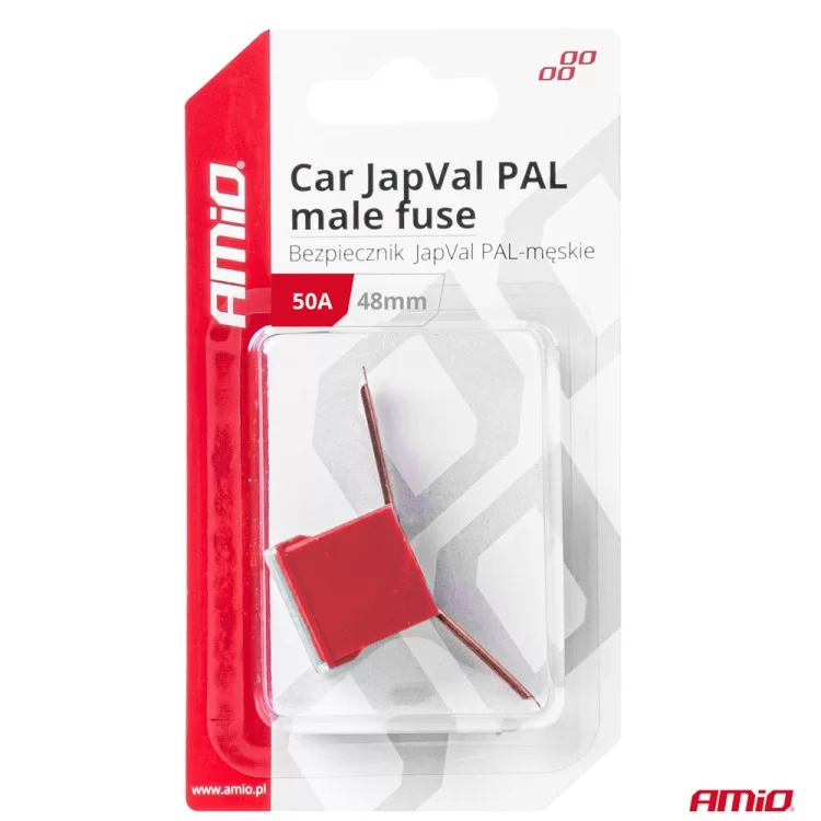 ΑΣΦΑΛΕΙΑ JapVal PAL ΑΡΣΕΝΙΚΗ 48mm 50A ΣΕ ΚΟΚΚΙΝΟ ΧΡΩΜΑ AMIO - 1 Τεμ. ΑΣΦΑΛΕΙΑ JapVal PAL ΑΡΣΕΝΙΚΗ 48mm 50A ΣΕ ΚΟΚΚΙΝΟ ΧΡΩΜΑ AMIO - 1 Τεμ.