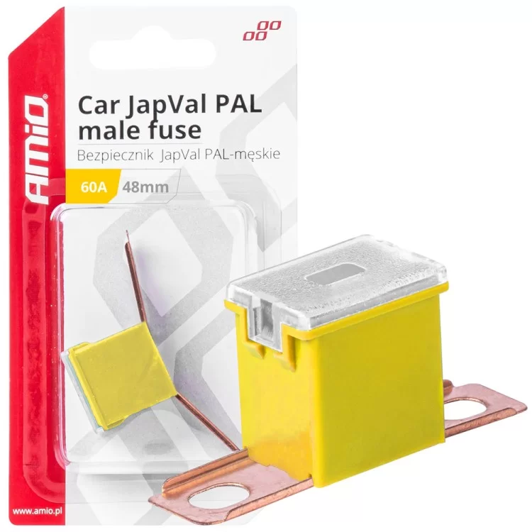 ΑΣΦΑΛΕΙΑ JapVal PAL ΑΡΣΕΝΙΚΗ 48mm 60A ΣΕ ΚΙΤΡΙΝΟ ΧΡΩΜΑ AMIO - 1 Τεμ. ΑΣΦΑΛΕΙΑ JapVal PAL ΑΡΣΕΝΙΚΗ 48mm 60A ΣΕ ΚΙΤΡΙΝΟ ΧΡΩΜΑ AMIO - 1 Τεμ.