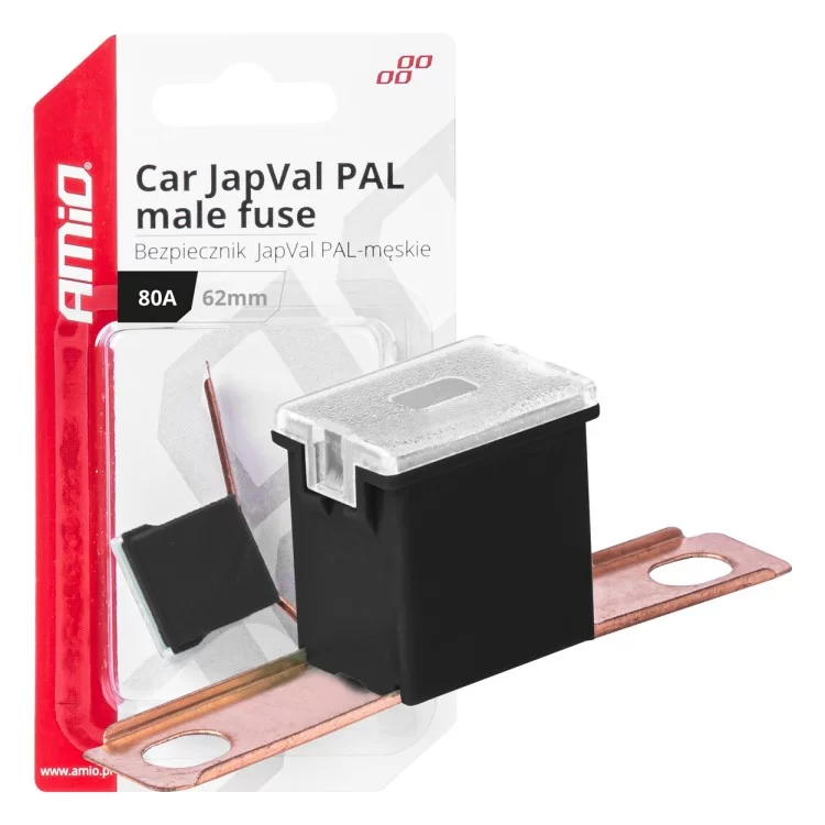 ΑΣΦΑΛΕΙΑ JapVal PAL ΑΡΣΕΝΙΚΗ 62mm 80A ΣΕ ΜΑΥΡΟ ΧΡΩΜΑ AMIO - 1 Τεμ. ΑΣΦΑΛΕΙΑ JapVal PAL ΑΡΣΕΝΙΚΗ 62mm 80A ΣΕ ΜΑΥΡΟ ΧΡΩΜΑ AMIO - 1 Τεμ.