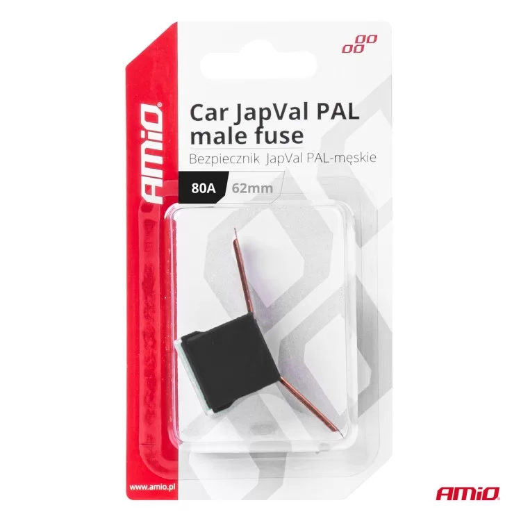 ΑΣΦΑΛΕΙΑ JapVal PAL ΑΡΣΕΝΙΚΗ 62mm 80A ΣΕ ΜΑΥΡΟ ΧΡΩΜΑ AMIO - 1 Τεμ. ΑΣΦΑΛΕΙΑ JapVal PAL ΑΡΣΕΝΙΚΗ 62mm 80A ΣΕ ΜΑΥΡΟ ΧΡΩΜΑ AMIO - 1 Τεμ.