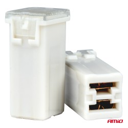 Amio - ΑΣΦΑΛΕΙΕΣ JapVal PAL ΜΙΝΙ 14mm ΘΗΛΥΚΕΣ 25A ΣΕ ΛΕΥΚΟ ΧΡΩΜΑ - 2 Τεμ. (03436/AM)