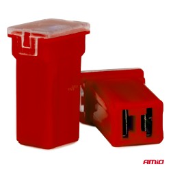 Amio - ΑΣΦΑΛΕΙΕΣ JapVal PAL ΜΙΝΙ 17mm ΘΗΛΥΚΕΣ 50A ΣΕ ΚΟΚΚΙΝΟ ΧΡΩΜΑ - 2 Τεμ. (03446/AM)