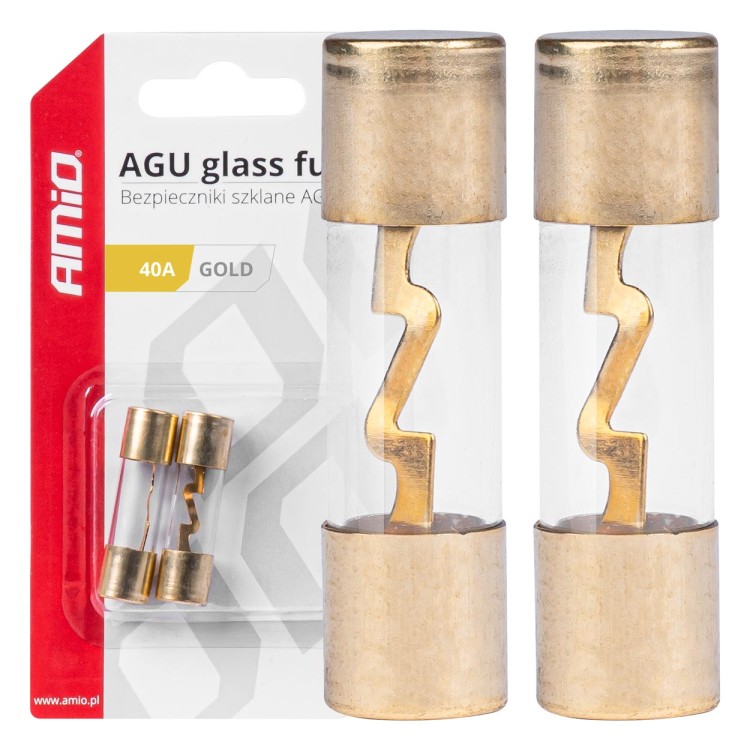 ΑΣΦΑΛΕΙΕΣ ΓΥΑΛΙΝΕΣ AGU AGU 40A 38x10,3mm ΑΜΙΟ - 2 ΤΕΜ. ΑΣΦΑΛΕΙΕΣ ΓΥΑΛΙΝΕΣ AGU AGU 40A 38x10,3mm ΑΜΙΟ - 2 ΤΕΜ.