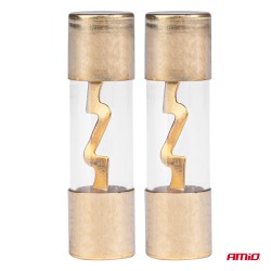 Amio - ΑΣΦΑΛΕΙΕΣ ΓΥΑΛΙΝΕΣ AGU AGU 50A 38x10,3mm - 2 ΤΕΜ. (03486/AM)